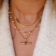 Abby Pearl Tassel Necklace-4  taahirajewellery