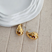 Beth Zircon Drop Earrings-5  taahirajewellery